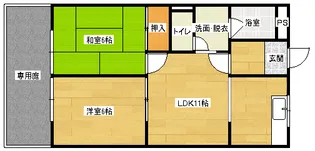 ハニーパーク高巣の間取り