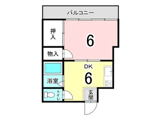 第一今井ビル【4階】の間取り