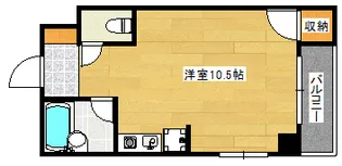 シャルル【202号室】の間取り