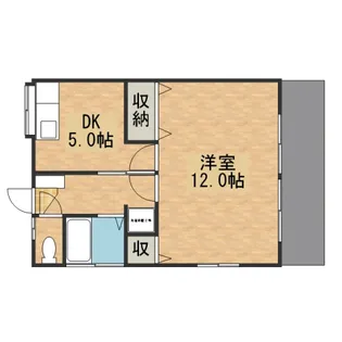 三和荘の間取り