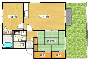 ディアス藤井【1階】の間取り