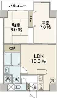 ISTYLEFunairi【4階】の間取り
