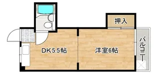 八宝ビル【4階】の間取り