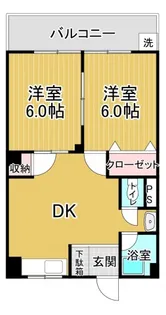 第2今井ビル【2階】の間取り