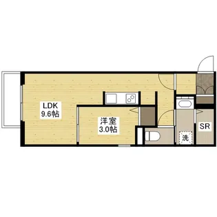 Led矢賀駅前【1階】の間取り