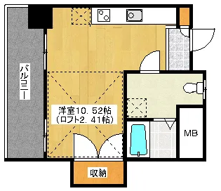 IM【3階】の間取り