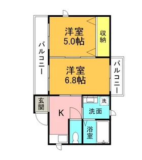 アイランドビル15【3階】の間取り