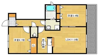 AVENTINOB棟【1階】の間取り