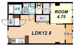第2松田ビル【4階】の間取り