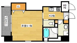 FANCY大手町【2階】の間取り