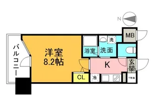 S-RESIDENCE国泰寺町一丁目【4階】の間取り