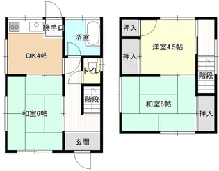 広島県安芸郡府中町本町5丁目【一戸建】の間取り
