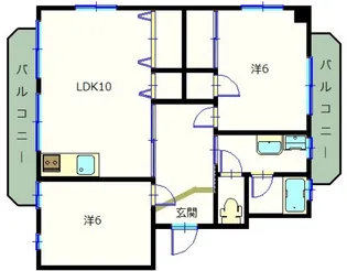ミツダコーポ1【3階】の間取り