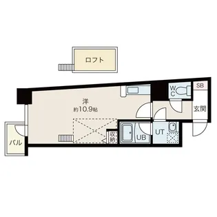 T.M.住吉ビル【3階】の間取り