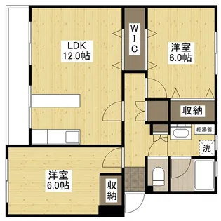KsBUSHITA【4階】の間取り
