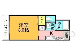 カーサ曙【2階】の間取り