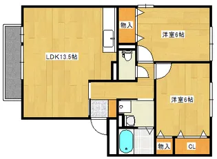 ヒルサイドテラスA棟【3階】の間取り