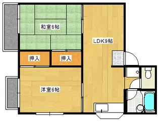 フォーブル川村【2階】の間取り