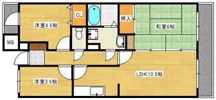 Casa&Michiroom己斐上【301号室】の間取り
