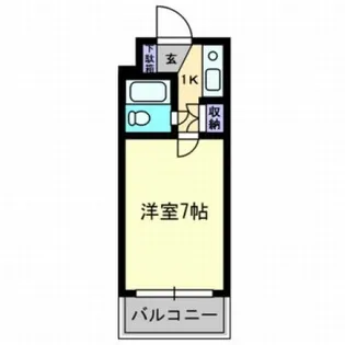リベルテ矢野【4階】の間取り
