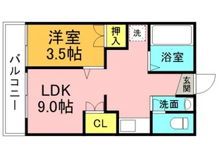 フジビル23【4階】の間取り