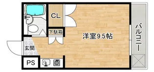 ウエストコート【1階】の間取り