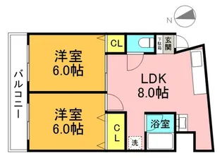 平和ビル【9階】の間取り