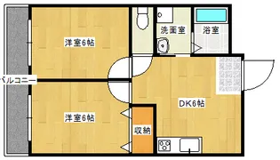 中広ハイムの間取り