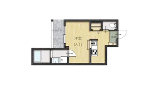 reve宇品西【2階】の間取り