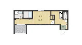 reve宇品西【2階】の間取り