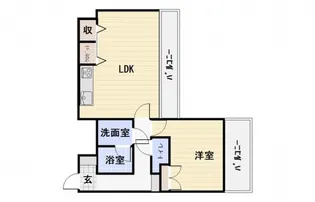 ダイアパレス国泰寺弐番館【7階】の間取り
