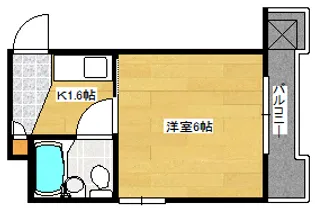 メゾン大州【3階】の間取り