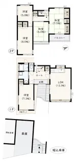 広島県広島市東区牛田早稲田2丁目【一戸建】の間取り