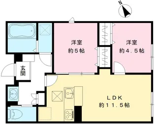 YOURMAISONKOI【1階】の間取り