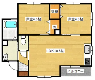 ライフメント伴駅前【1階】の間取り