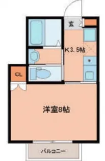 フェリーチェ安東【1階】の間取り