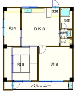 シャトーブランの間取り