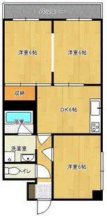 新中広ビル【403号室】の間取り