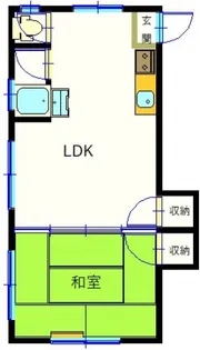 第一田万里ビル【4階】の間取り