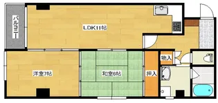 ベルソーレ松本【2階】の間取り