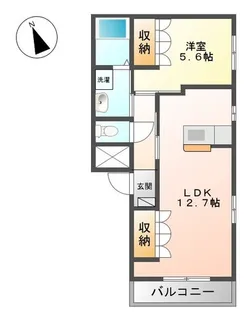 メゾンフェリーチェ【3階】の間取り