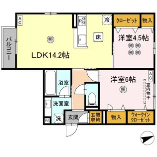 ヴィラルーチェ祇園の間取り