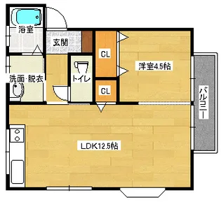 Nコーポの間取り