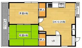 第1山下ビル【2階】の間取り
