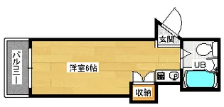 キュービック30【4階】の間取り