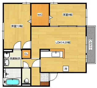 セジュール【2階】の間取り