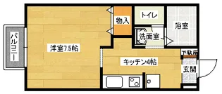 セジュール昭【1階】の間取り