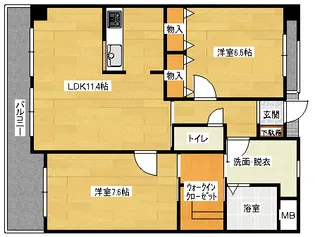 プリムローズ【3階】の間取り