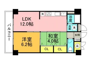 幟町熊本ビル【4階】の間取り