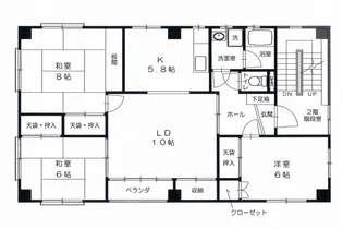 原田ビル【3階】の間取り